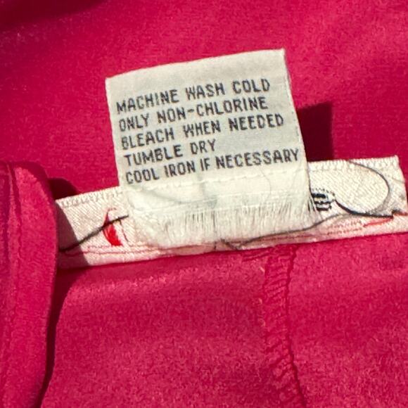 Talbots Size 12 Vintage Pink Pleated Pullover Satin Blouse - Picture 5 of 5